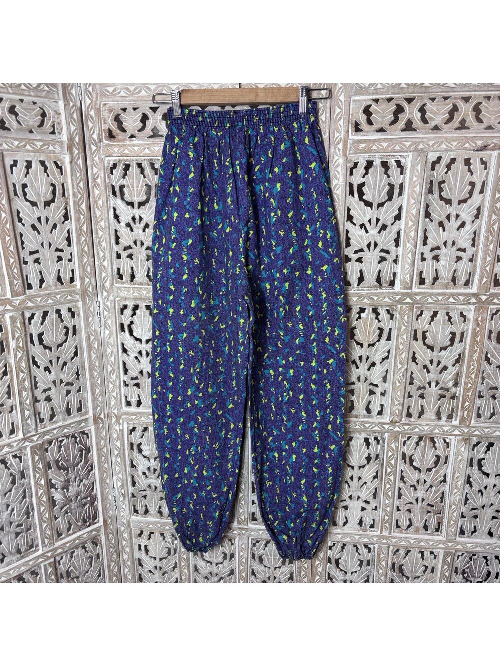 Vintage Muscle Pants surfer Beach Skate bodybuilding USA 80s-90s Pull On LARGE